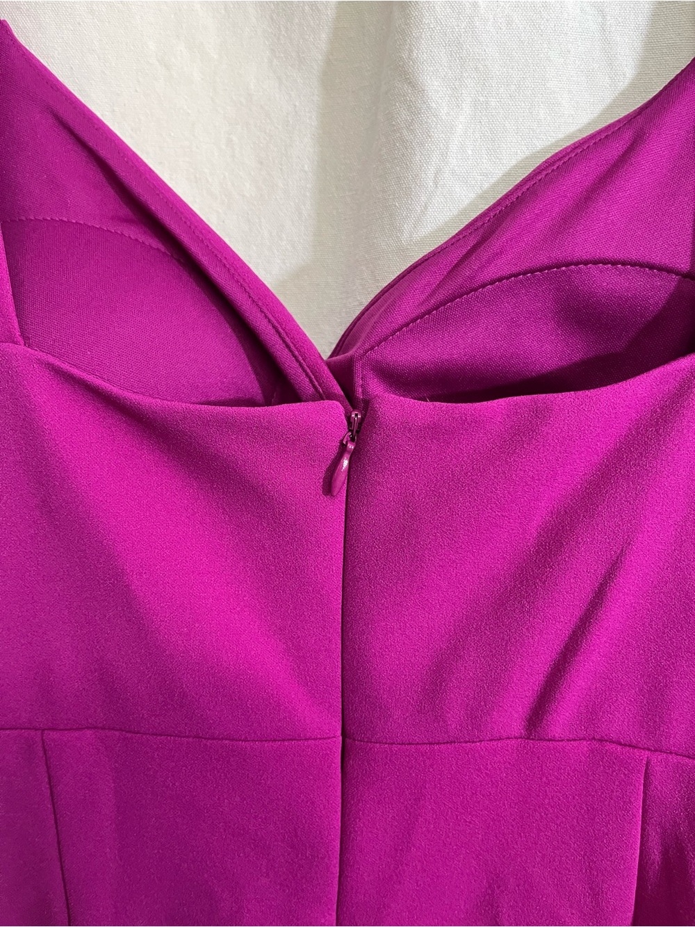 Guess Magenta Ring-Detail Wrap Mini Dress - Picture 6 of 8